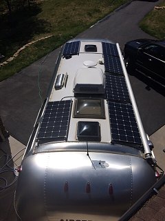 Airstream Solar Installation Lithium Ion Batteries